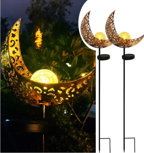 LED Solar Flame Light Metal LED Garden Light Flame Effect Lamp Waterpr