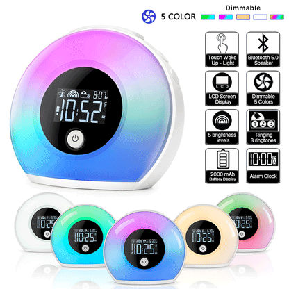 Echo Wekkerlamp – digitale wekker met sfeerlicht