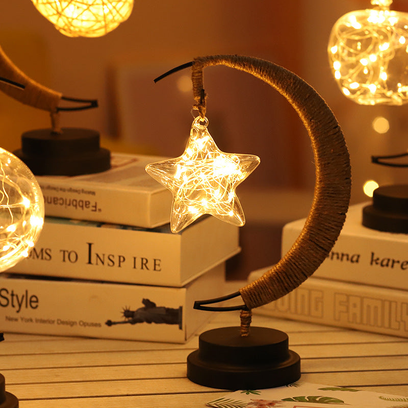 Lunar Maan & Ster Lamp