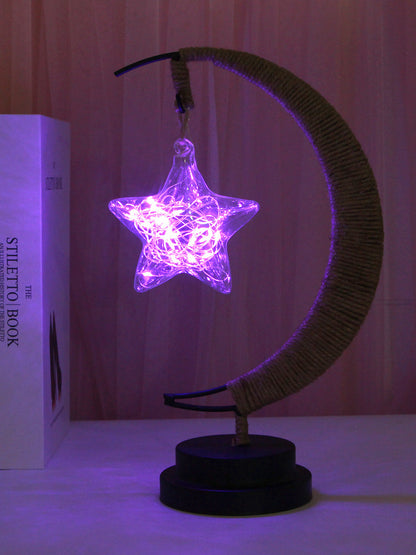 Lampen van Koperdraad met Sterren- en Maanvorm