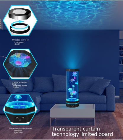 Jellyfish Lava Lamp - 17 Kleuren Veranderende Jellyfish Lamp