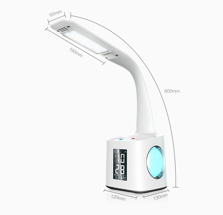 LED Bureau Lamp met USB Oplaadpoort en Kalender
