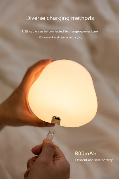 Schattige Eend LED Nachtlamp Cartoon Silicoon Oplaadbaar