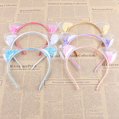 Kattenoortjes Haarband – glitter kattenoortjes diadeem