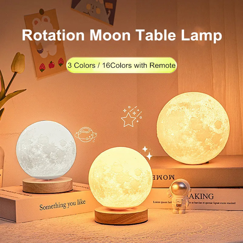 Creatieve 3D Magnetische Zwevende Maanlamp met Aanraakbediening