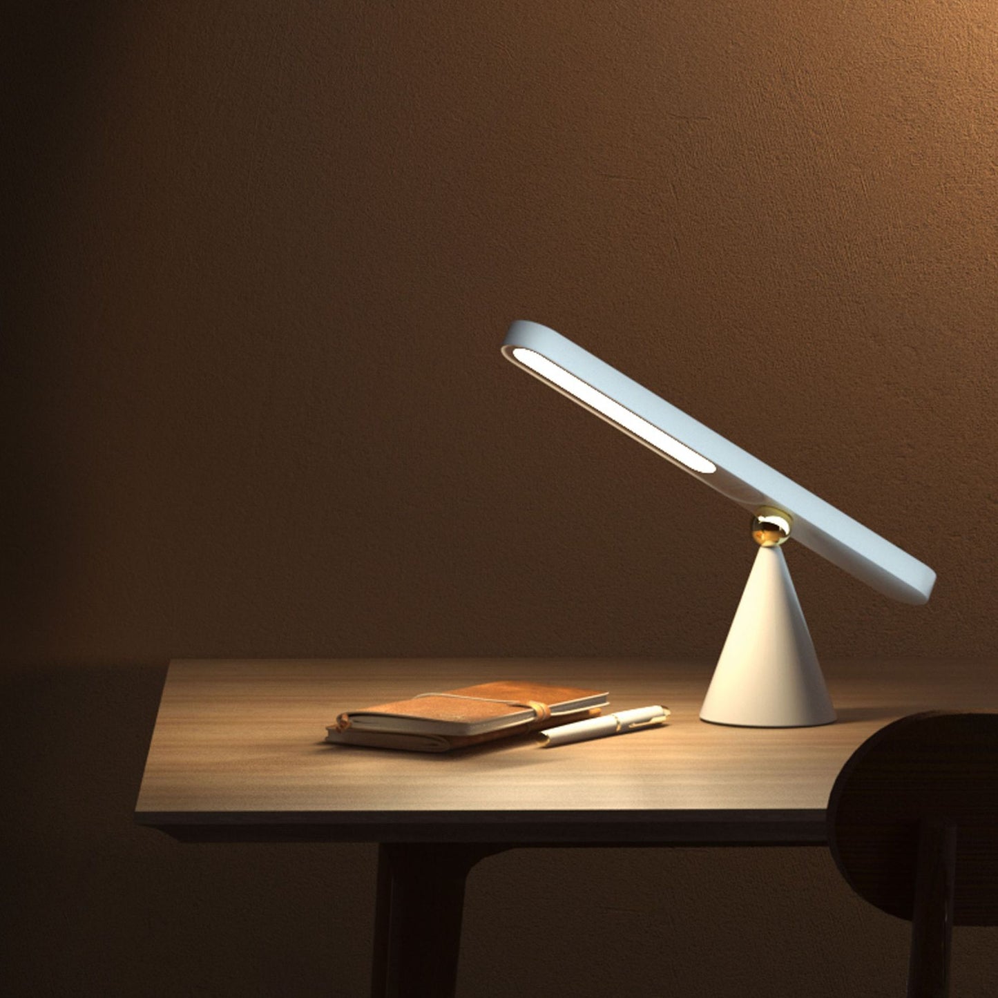 Creatieve Geometrische Tafellamp met Draadloze Wandlamp