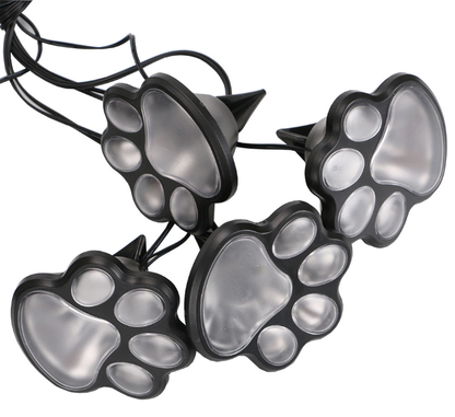 Outdoor 4 LED Solar Animal Paw Light Portable Lamp Solar Light Sensor