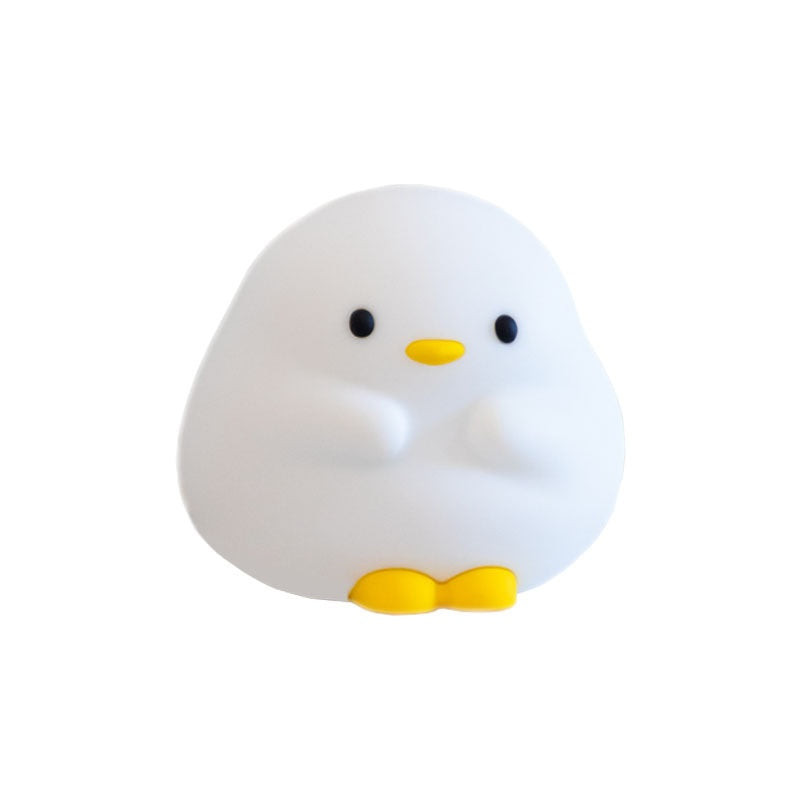 Schattige Eend LED Nachtlamp Cartoon Silicoon Oplaadbaar