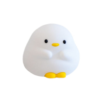 Schattige Eend LED Nachtlamp Cartoon Silicoon Oplaadbaar