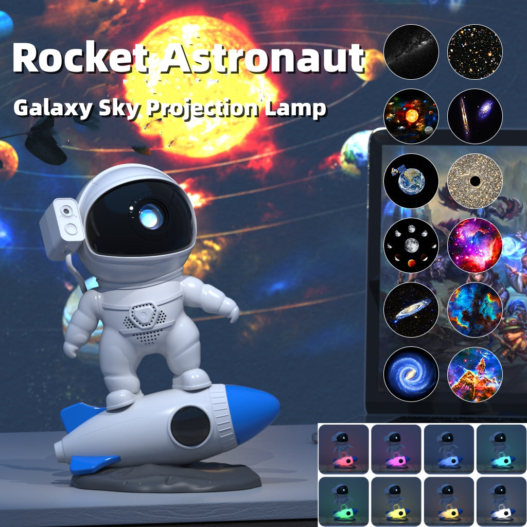 Rocket Astronaut Sterrenprojector Lamp voor Kinderen