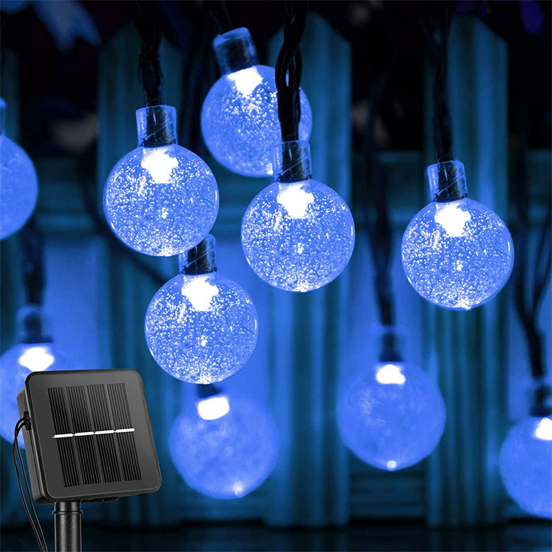 Remote Control Usb Bubble Ball Outdoor Holiday Decoration String Light