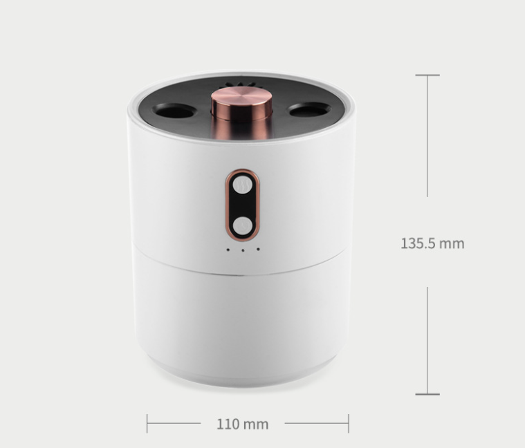 Vulkaanvlam Aroma Essentile Olie Diffuser met Nachtlamp