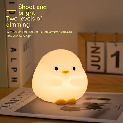 Schattige Eend LED Nachtlamp Cartoon Silicoon Oplaadbaar