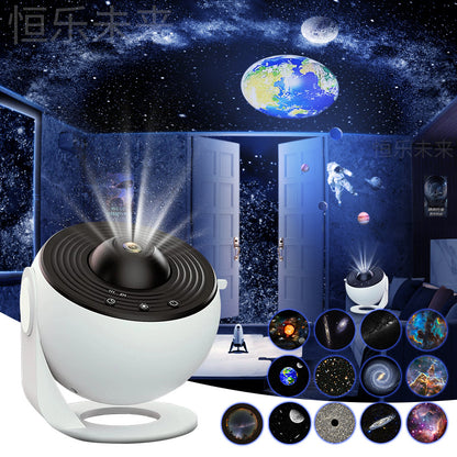 Sterrenprojector Galaxy Nachtlamp 360 Rotatie