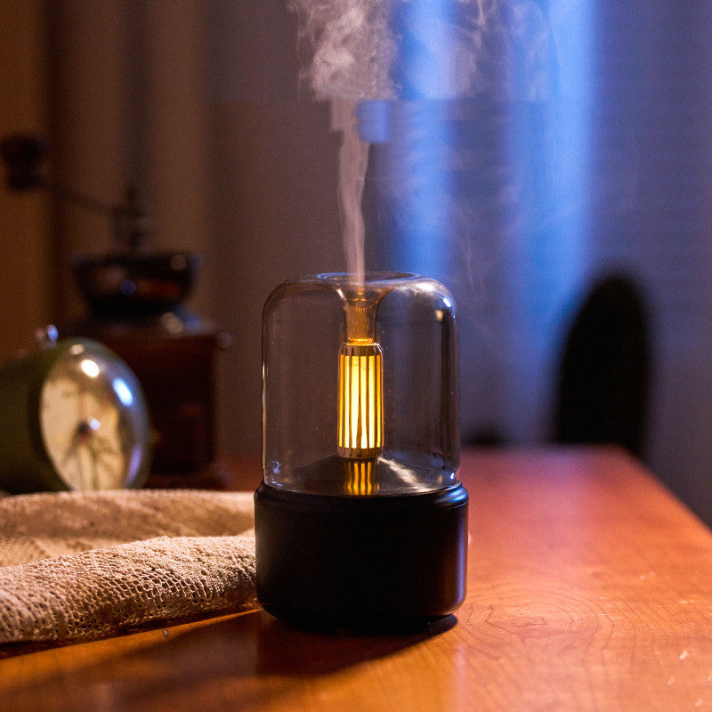 Sfeerverlichting Luchtbevochtiger Kaarslicht Aroma Diffuser 120ml