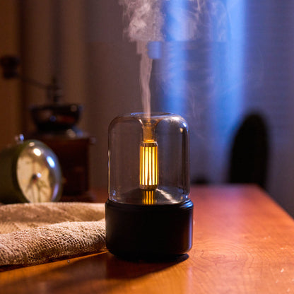 Sfeerverlichting Luchtbevochtiger Kaarslicht Aroma Diffuser 120ml