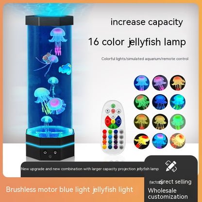 Jellyfish Lava Lamp - 17 Kleuren Veranderende Jellyfish Lamp