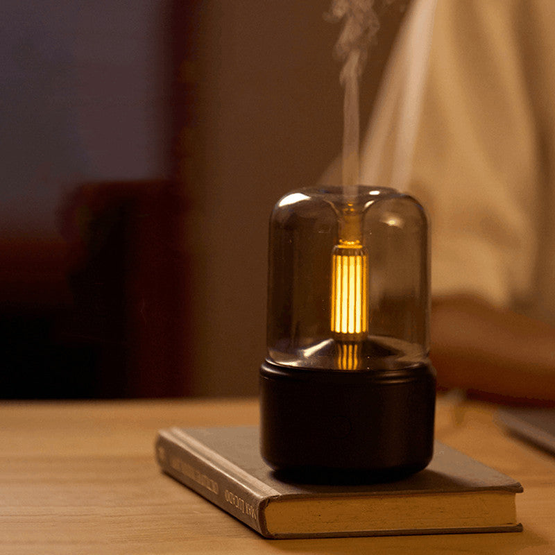 Sfeerverlichting Luchtbevochtiger Kaarslicht Aroma Diffuser 120ml