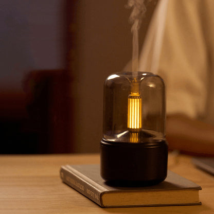 Sfeerverlichting Luchtbevochtiger Kaarslicht Aroma Diffuser 120ml