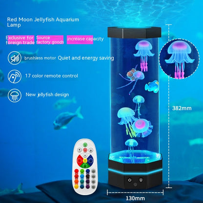 Jellyfish Lava Lamp - 17 Kleuren Veranderende Jellyfish Lamp