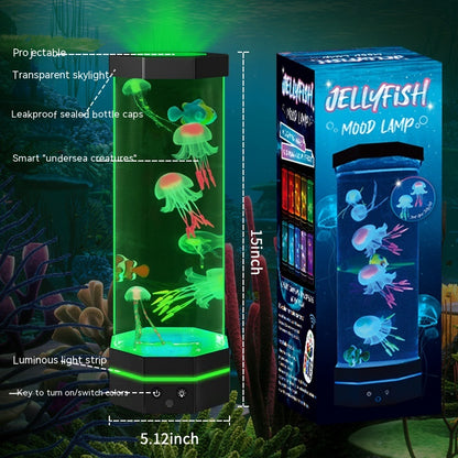 Jellyfish Lava Lamp - 17 Kleuren Veranderende Jellyfish Lamp