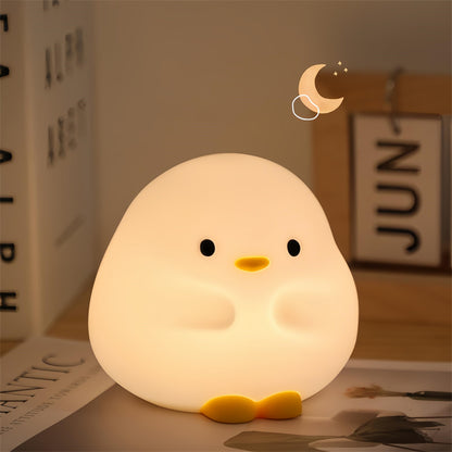 Schattige Eend LED Nachtlamp Cartoon Silicoon Oplaadbaar