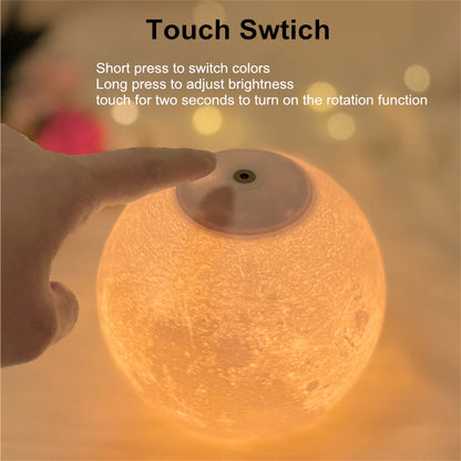 Creatieve 3D Magnetische Zwevende Maanlamp met Aanraakbediening