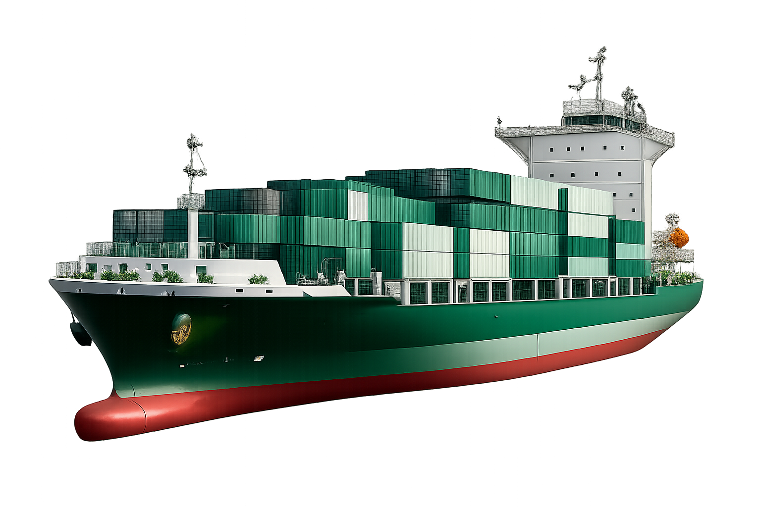 SURPRAV green container ship